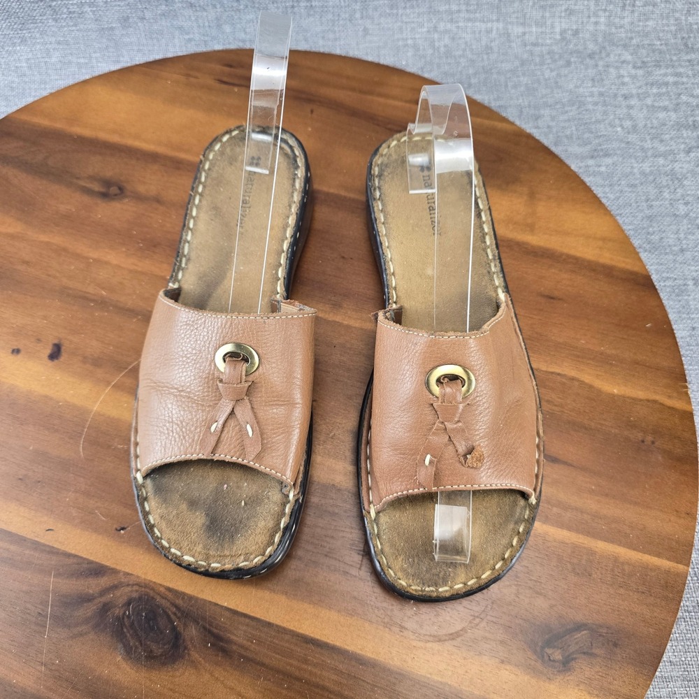 Naturalizer Women's Leather‎ Slide Sandals Callman Size 8.5 M Comfort Casual - Picture 12 of 13
